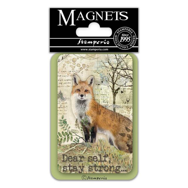 EMAG017 Magnet 8x5.5 cm Forest Fox