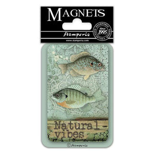 EMAG019 Magnet 8x5.5 cm Forest Fish