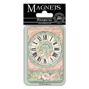 EMAG025 Magnet 8x5.5 cm Clock