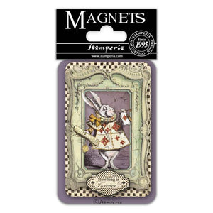 EMAG032 Magnet 8x5.5 cm White Rabbit