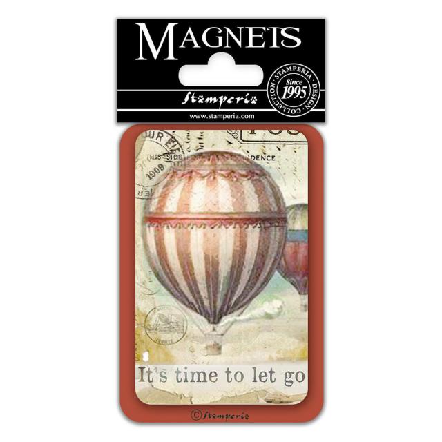 EMAG039 Magnet 8x5.5 cm Hot Air Balloon