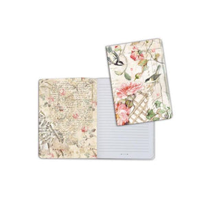 ENBA5017 Notebook A5 Roses And Little Birds