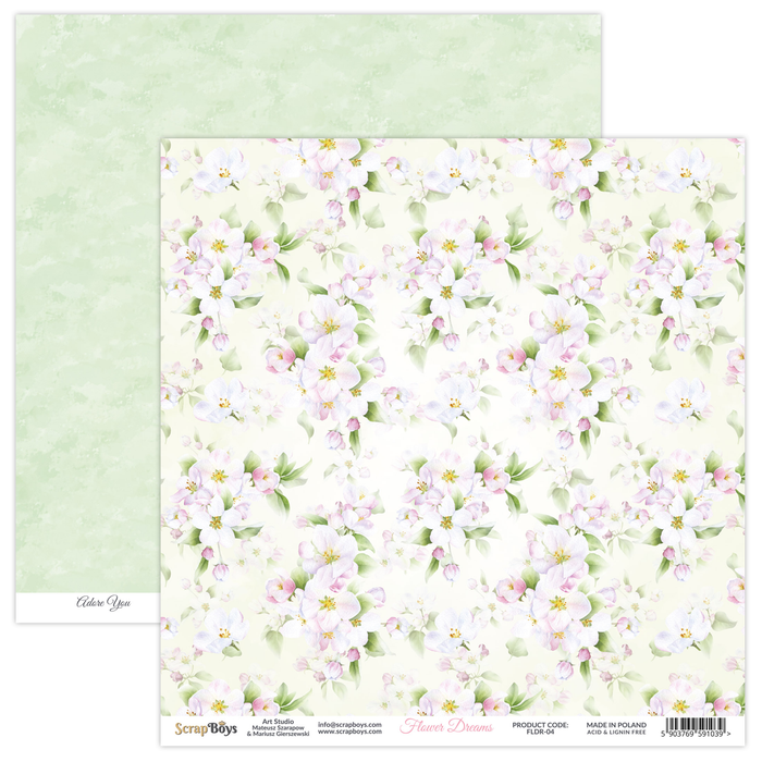 Flower Dreams 04 Double Sided 12 x 12