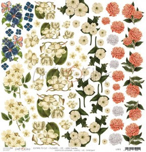 Flowers VIII Extras to Cut 12 x 12 Single Sided