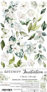 Greenery Invitation Extras Set Flowers 6 x 12