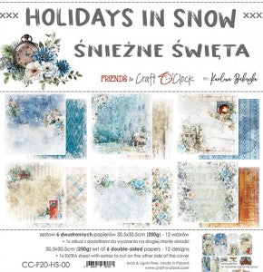 Holidays in the Snow 12 x 12 Double Sided