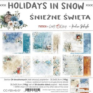 Holidays in the Snow 8 x 8 Double Sided