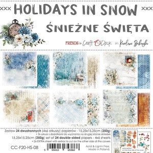 Holidays in the Snow 6 x 6 Double Sided