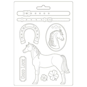 K3PTA4500 Soft Maxi Mold Romantic Horses