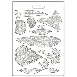 K3PTA5613 Soft Mold A5 Romantic Garden House Leaves