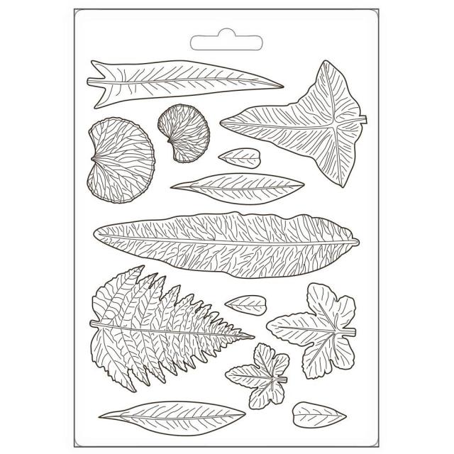 K3PTA5613 Soft Mold A5 Romantic Garden House Leaves