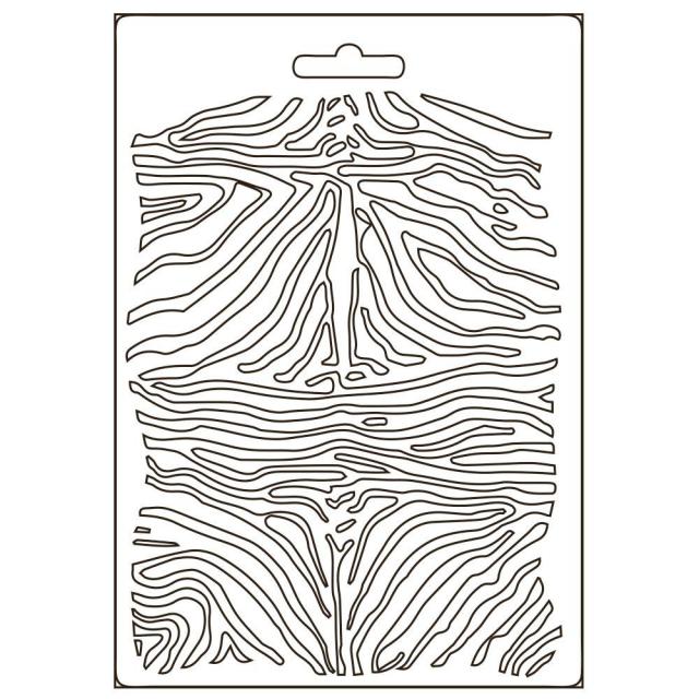 K3PTA5617 Soft Mold A5 Savana Zebra Pattern