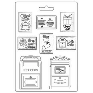 K3PTA5634 Soft Mold A5 Letter and Stamps