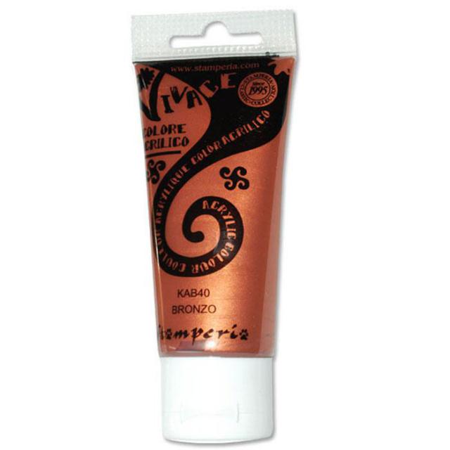 KAB40 Vivace Acrylic Paint 60ml Bronze