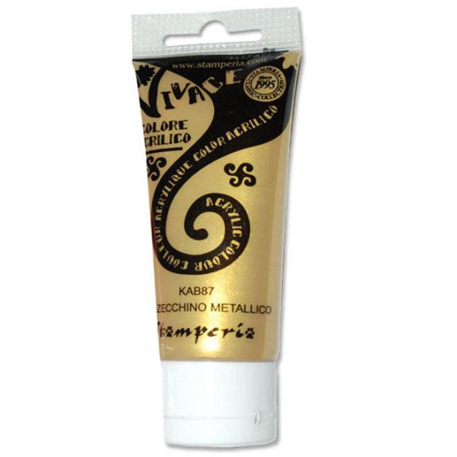 KAB87 Vivace Acrylic Paint 60ml Metallic Gold