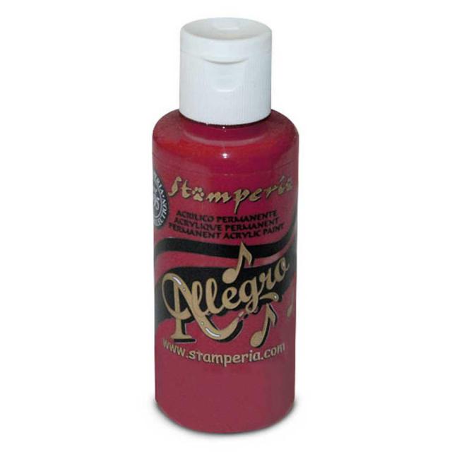 KAL04 Allegro Acrylic Paint Burgundy