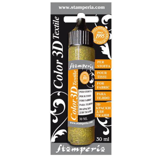 KE43B Color 3D Pen Textile Glitter Oro Scuro