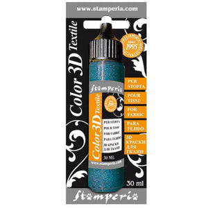 KE43E Color 3D Pen Textile Glitter Blu