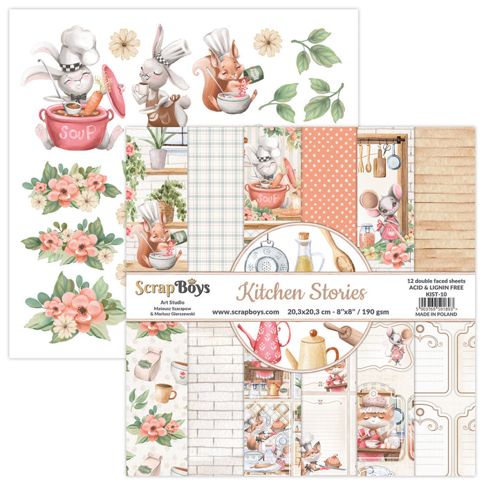 Kitchen Stories 8x8 Double Sided Pad
