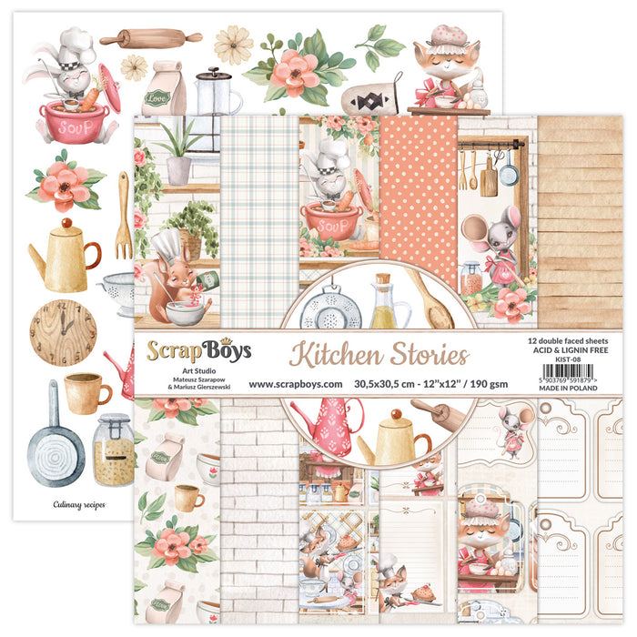 Kitchen Stories 12 x 12 Double Sided Pad