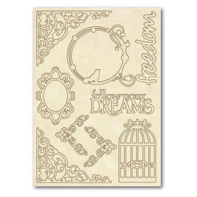 KLSP007 Wooden Frame A5 Writings and Corners