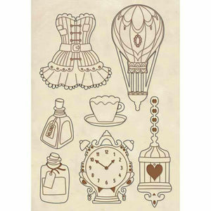 KLSP053 Wooden Frame A5 Corsets and Accessories