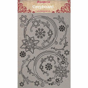 KLSPDA408 A4 Greyboard Snowflakes and Garland