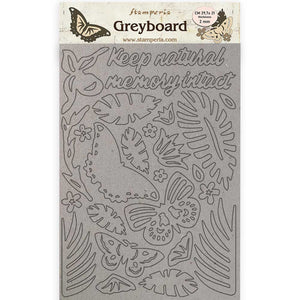 KLSPDA422 A4 Greyboard Amazonia Butterflies