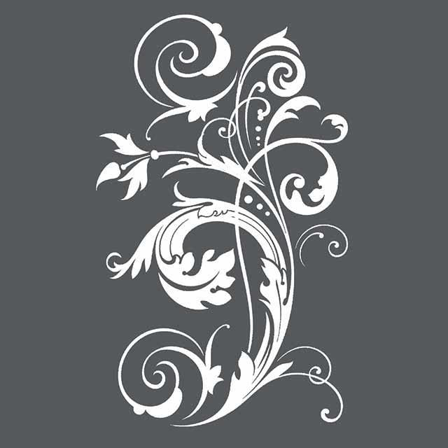 KSTD041 Thick Stencil 20x25 Wriggling Wave