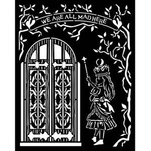 KSTD091 Thick Stencil 20x25 Alice Door