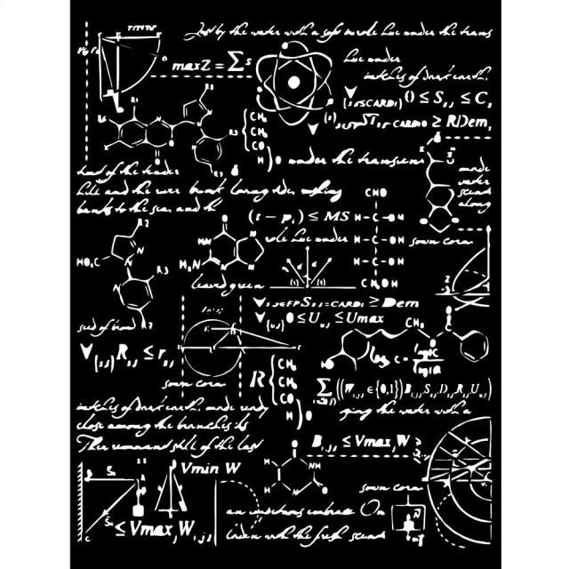 KSTD097 Thick Stencil 20x25 Alchemy Formulas