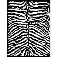 KSTD101 Thick Stencil 20x25 Savana Zebra Pattern