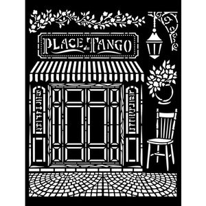KSTD123 Thick Stencil 20x25 Desire Place Tango
