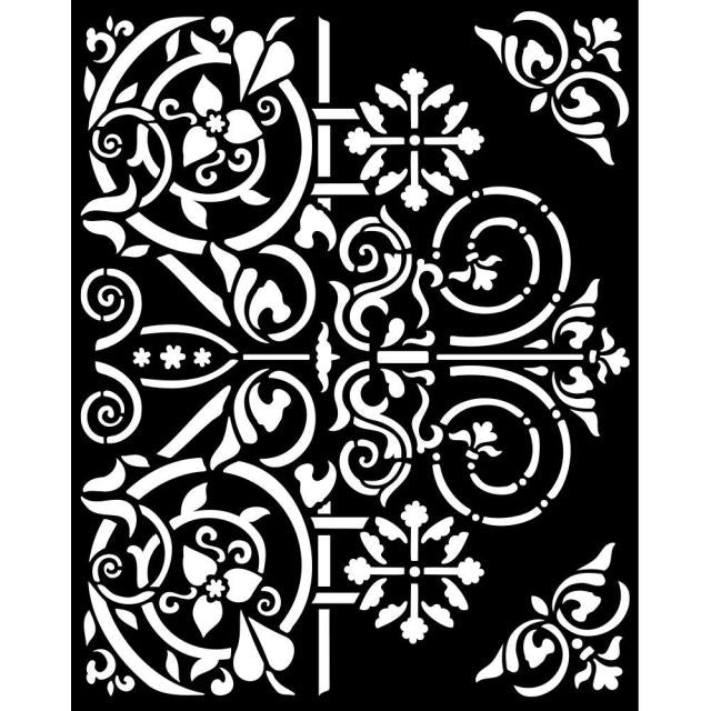 KSTD130 Thick Stencil 20x25 Magic Forest Door Ornaments