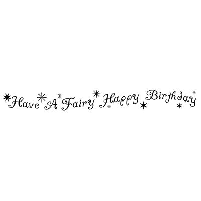 LAV193 Fairy Happy Birthday 2.56x.39"