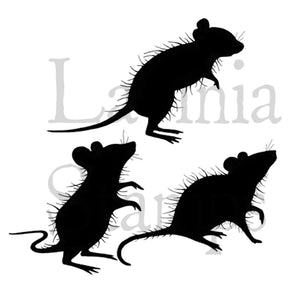 LAV402 Three Woodland Mice