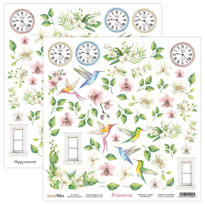 Primavera 07 Elements Double Sided 12 x 12