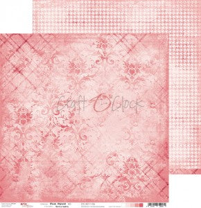 Basic Pink Mood #6  Double Sided 12 x 12