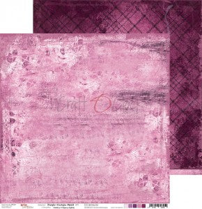 Basic Purple-Fuschia Mood #4  Double Sided 12 x 12