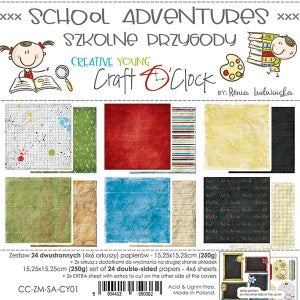 School Adventures 6 x 6 Double Sided