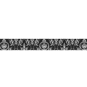 SBA230 Deco Tape 3x5m - White Lace on Black