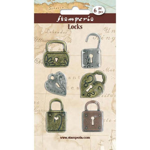 SBA283 Metal Locks Pk/6