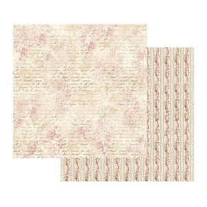 SBB435 Double Sided Single Sheet Pink Buttercup with Writing