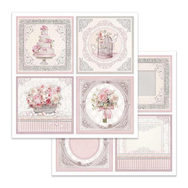 SBB626 Double Sided Single Sheet Wedding Cards