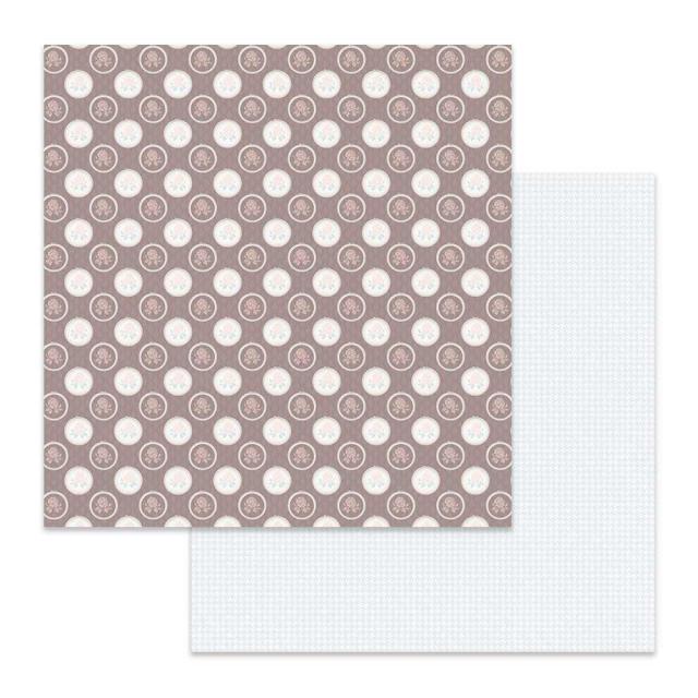 SBB642 Double Sided Single Sheet Texture Polka Dots