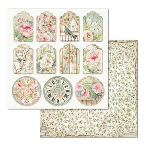 SBB677 Double Sided Single Sheet Tag House of Roses