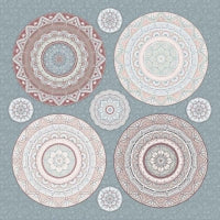 SBB689 Double Sided Single Sheet Mandala