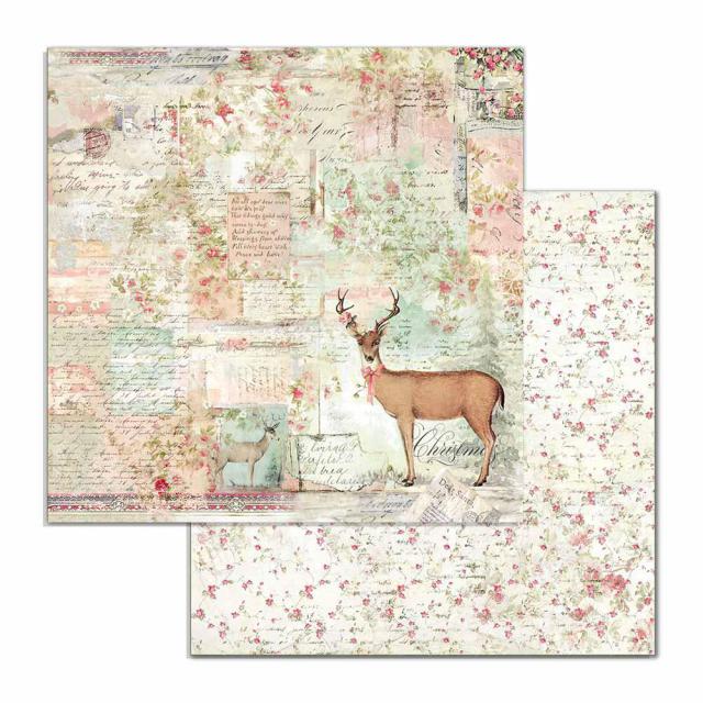 SBB699 Double Sided Single Sheet Deer