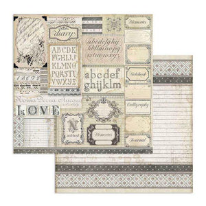 SBB739 Double Sided Single Sheet Patchwork of Labels