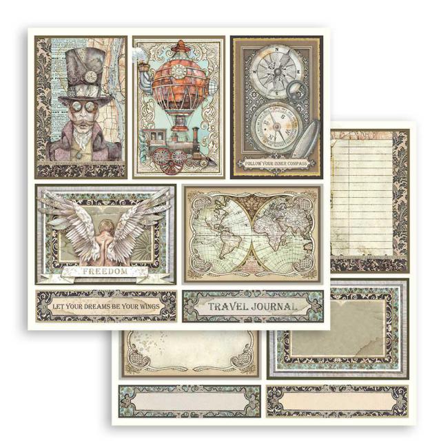 SBB750 Double Sided Single Sheet Sir Vagabond Cards